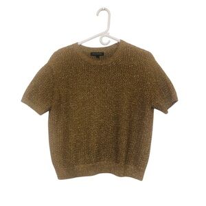 Banana Republic Gold Knit Sweater
